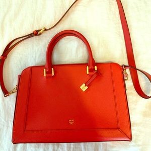 Gorgeous Red MCM crossbody